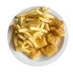 Chicken Nuggets With Chips 